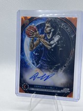 2023-24 Topps Chrome Cosmic Dereck Lively Equinox Auto Orange /25 RC Mavericks
