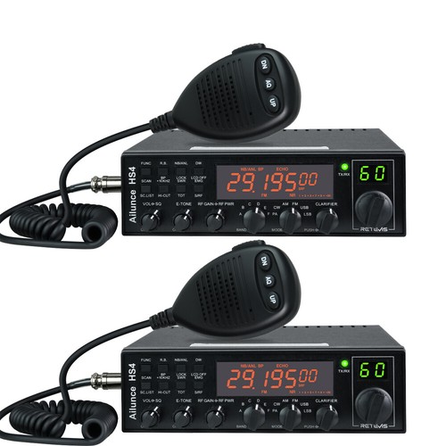 2-pak Ailunce HS4 10 metrów Szynka Transceiver Mobilne radio samochodowe 28 000MHz-29 700MHz - Zdjęcie 11 z 11