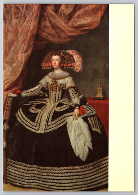 Velazquez Queen Marianna Austria Madrid Museo del Prado Postcard