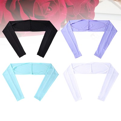  4 Pcs Cooler Achselzucken-Armwickel Schal Mit Armärmeln Stretchy Sleeves