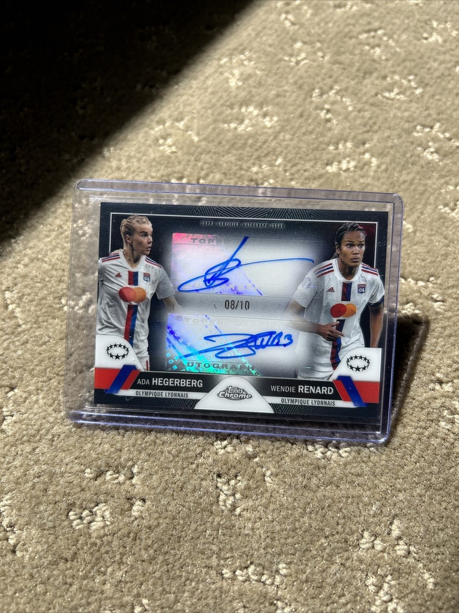 Topps chrome 吉田 RC auto 8/10 Chrome Dual Autograph Card from 22/23 Topps UEFA Women's