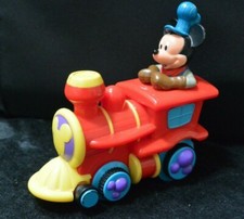 DISNEY STORE Mickey Mouse Engineer  Pull Back  Go Train