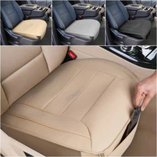 Universal Car Front Seat Cover PU Leather Pad Mat Cushion Surround Protector