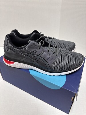ASICS Gel-Moya Men s Size 12 Running CARBON/CLASSIC RED Brand New