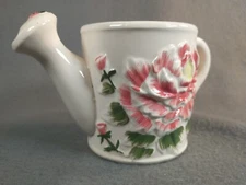 Vintage Watering Pot Planter Mug, cottage core, grandma