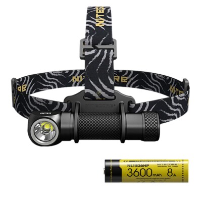 NITECORE HC33 1800 Lumens High Performance Headlamp, 3500mAh 8A Battery