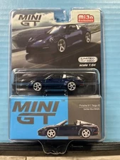 1/64 MINI GT MIJO EXCLUSIVE PORSCHE 911 TARGA 4S GENTIAN BLUE METALLIC