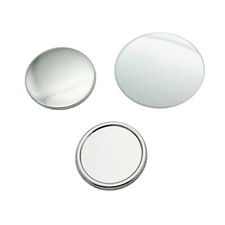 ChiButtons Flat Back Parts - 44mm Round Flat Back Button 100 sets 