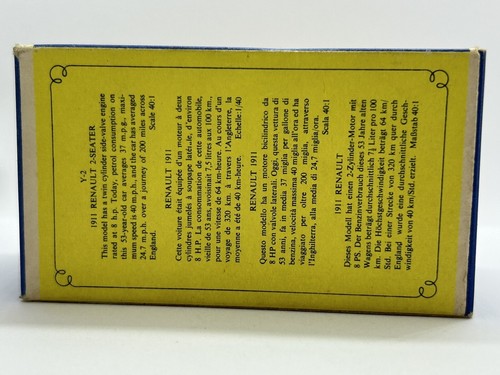 Vintage Lesney Matchbox Series Models Of Yesteryear 1911 Renault Y-2 In Box - Picture 5 of 24