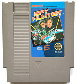 AUTHENTIC VINTAGE 1987 NES "SPY HUNTER" NINTENDO GAME CARTRIDGE IN SLIP CASE