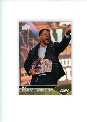 2025 Upper Deck AEW MJF #DB-9 Day With The Belt American Championship Case Hit