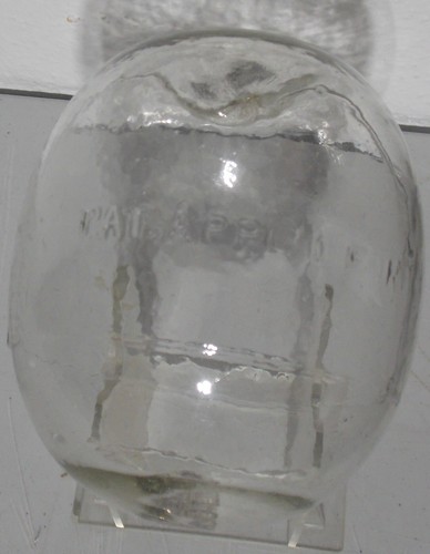 RARE ANTIQUE BLOWN GLASS BLOWN GLASS TOILET BOWL BALL FLOAT PAT. APPLIED FOR - Picture 10 of 10
