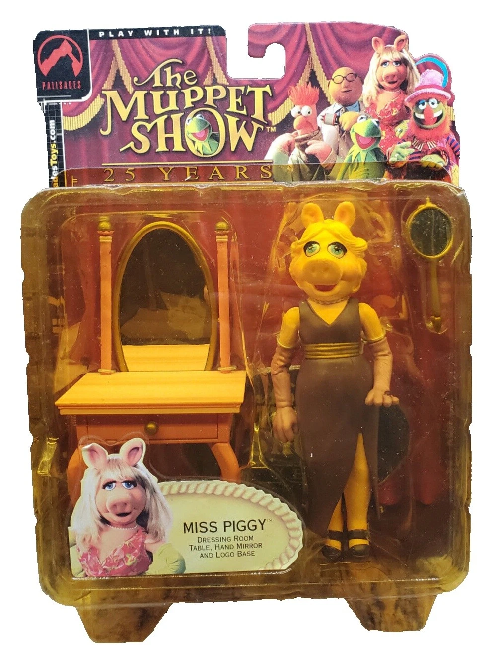 Figuras de acción de Miss Piggy accesorios y Palisades