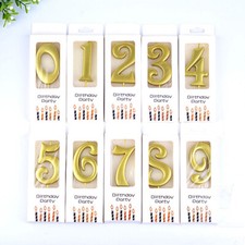 Candele Champagne Argento Numero 0-9 Buon Buon Compleanno Torta Topper Φ