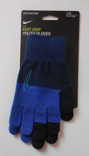 Nike Knitted Tech  Grip Gloves 2.0 YOUTH Blue Void/Game Royal/Turq Blue L/XL