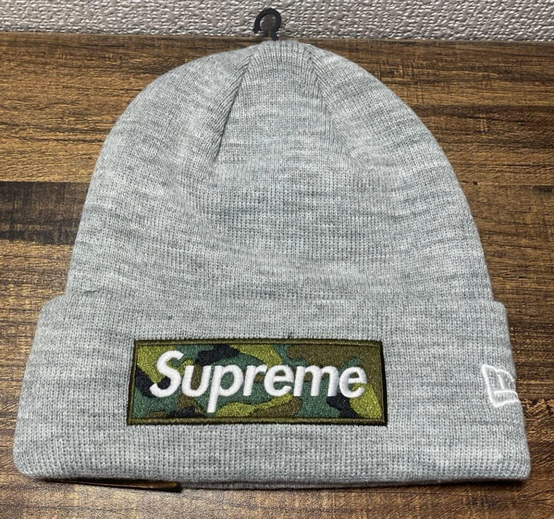 Supreme New Era Box Logo Beanie FW23 New With Tags Japan
