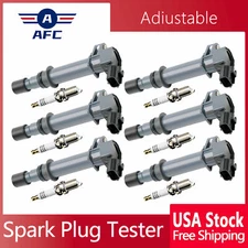 6Ignition Coils Pack For Jeep Grand Cherokee Liberty Commander 3.7L 4.7L UF270