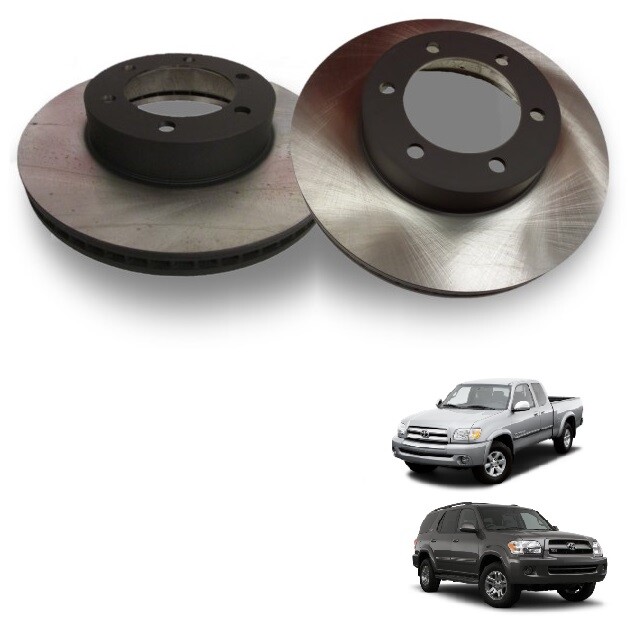 2001-2007 Sequoia & 2000-2006 Tundra Brake Rotors (FRONT SET) Genuine