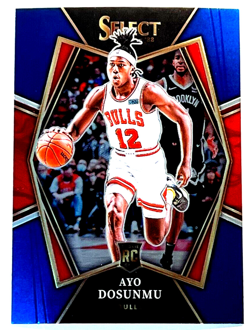 2021-22 Panini Select Basketball #154 Ayo Dosunmu RC Rookie Premier Level Bulls
