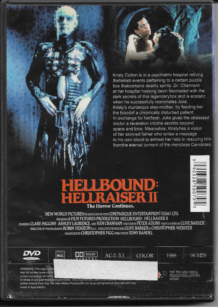 HellBound HellRaiser II | eBay