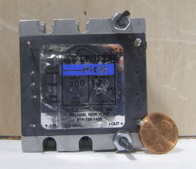 PICO UNITY POWER FACTOR MODULE MODEL: LPD12S & HEAT SINK .. IN:300VDC OUT:12 75W