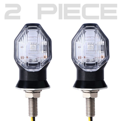 Mini indicador de giro LED de motocicleta luz intermitente ámbar para Kawasaki Honda - Imagen 11 de 12