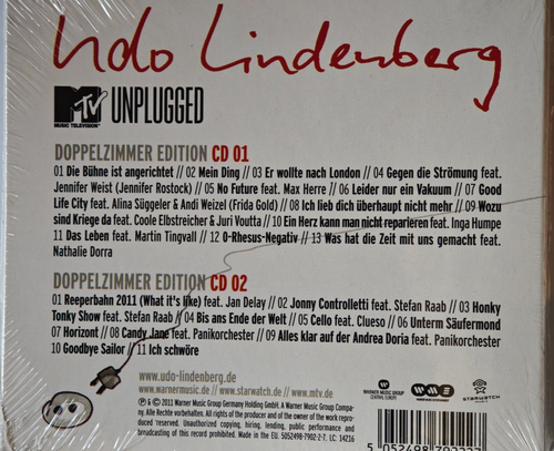 Udo Lindenberg - MTV Unplugged - Live aus dem Hotel Atlantic [Doppelzimmer Editi - Bild 4 von 4