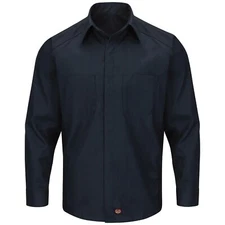 New Red Kap Men's Long Sleeve No Scratch Shop Shirt SY30 Striped Color Block