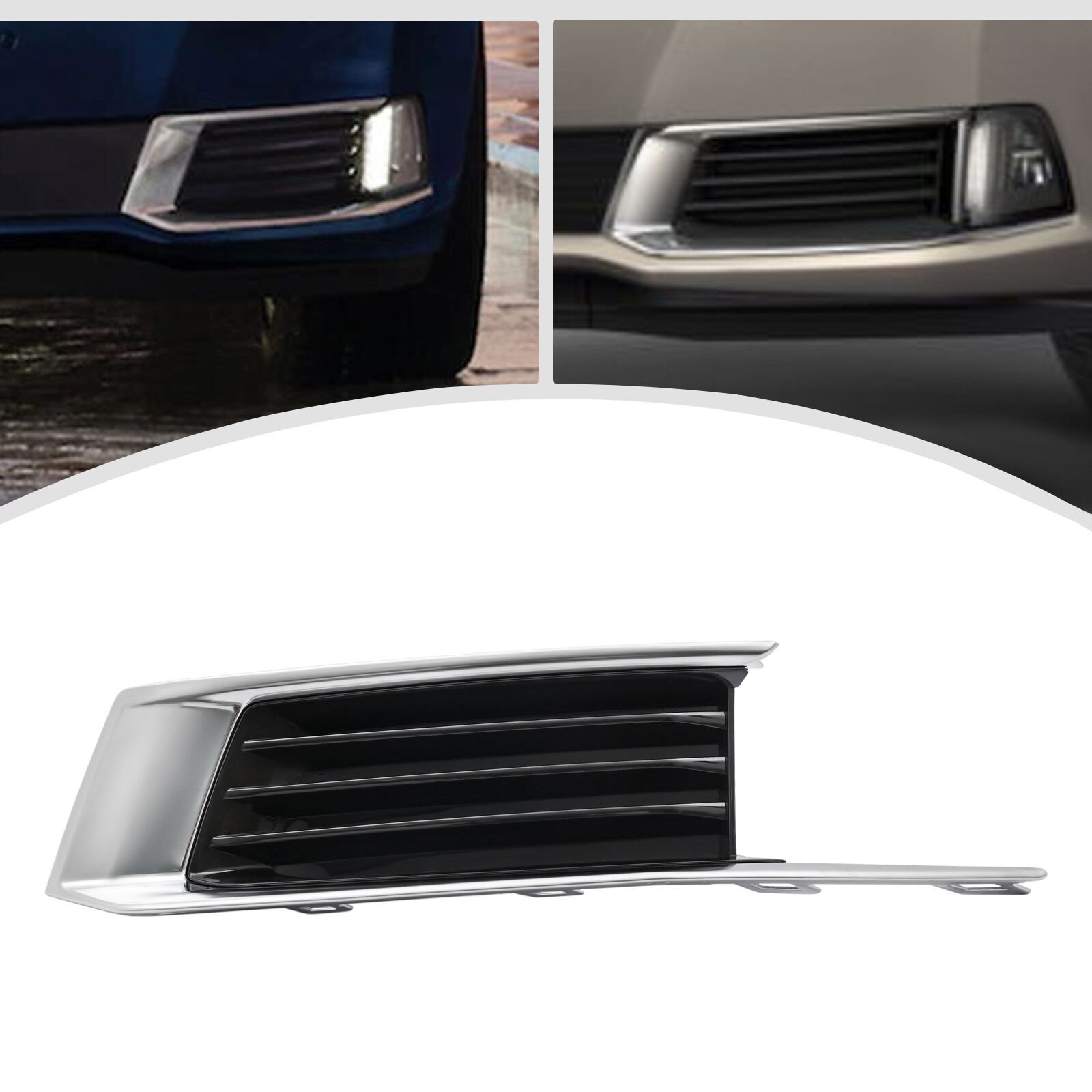 Front Fog Light Cover Bezel Chrome Trim Fit For Cadillac XTS 2018-2019 Left Side