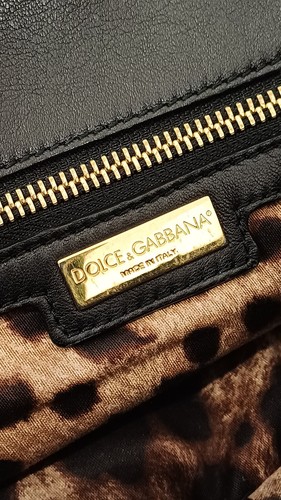 Dolce&Gabbana Black Quilted Leather Flap Chain Shoulder Bag RRP £1,645.00 - Picture 13 of 16
