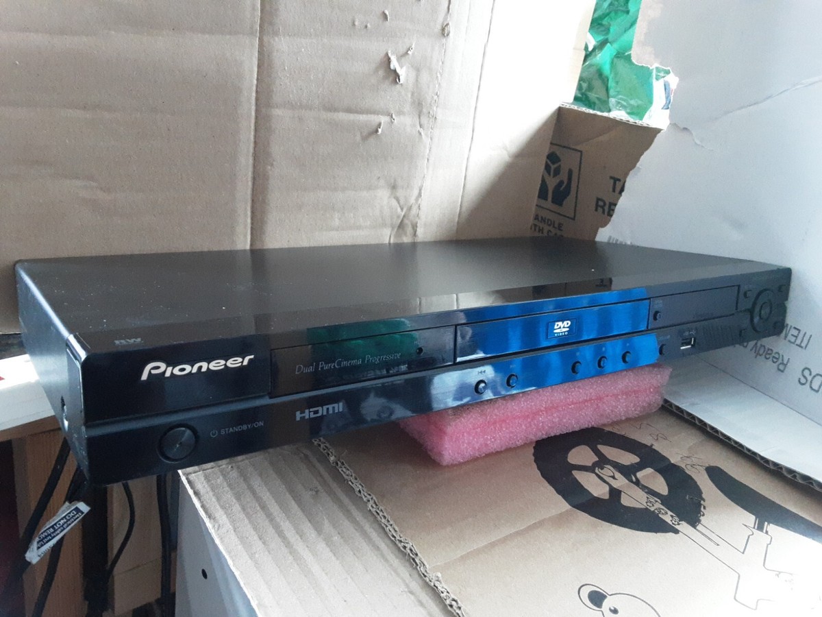 Pioneer DV-420V-K リージョンフリーDVDプレーヤー リモコン付 Pioneer DV-420V-K Multi-Format 1080p Upscaling DVD Player- No