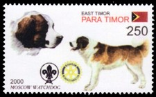 TIMOR LESTE 2000m - Dogs of the World "Moscow Watchdog" (pb74113+)