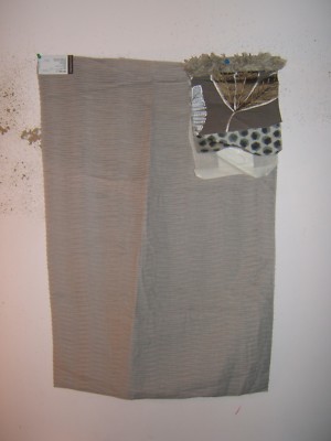 Lee Jofa Groundworks, Oriel Linen, Novelty, 26'' W X 37'' L, Color Steel