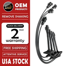 Set Of 4 Spark Plug Wires For Toyota Camry Solara Rav4 97-01 2.0L 90919-22400