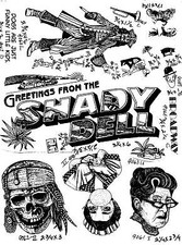 Unmounted Rubber Stamp Plate, Unmounted/Uncut Pink Rubber Stamps