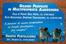 SCHEDA TELEFONICA LIRE 10.000 SIP - GRANDI PROPOSTE MULTIPROPRIETA ALBERGHIERA