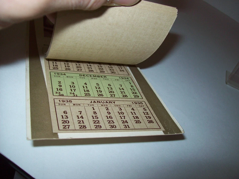 Longport New Jersey Boardwalk Cattery 1934 Holiday Calendar Siamese Cats Kittens - Image 4 of 4