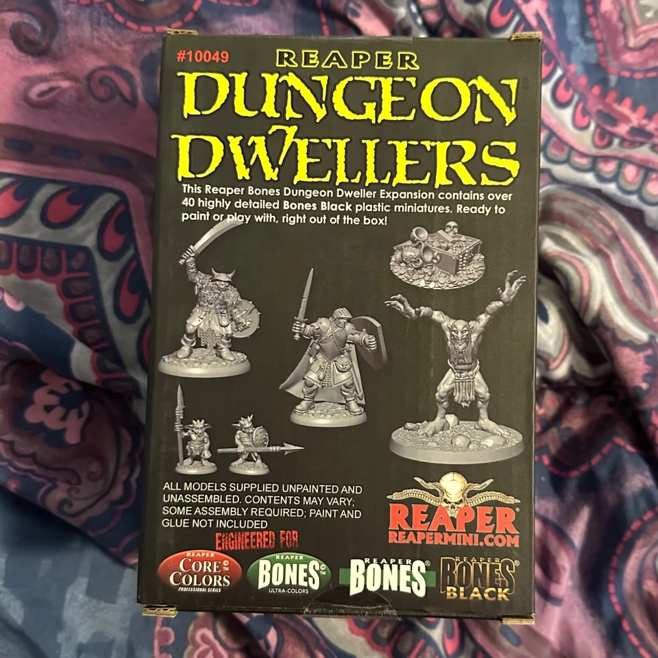 Reaper Miniatures Bones 5 V Dungeon Dwellers Juego de Expansión Dragones Pathfinder Foto 2 de 2