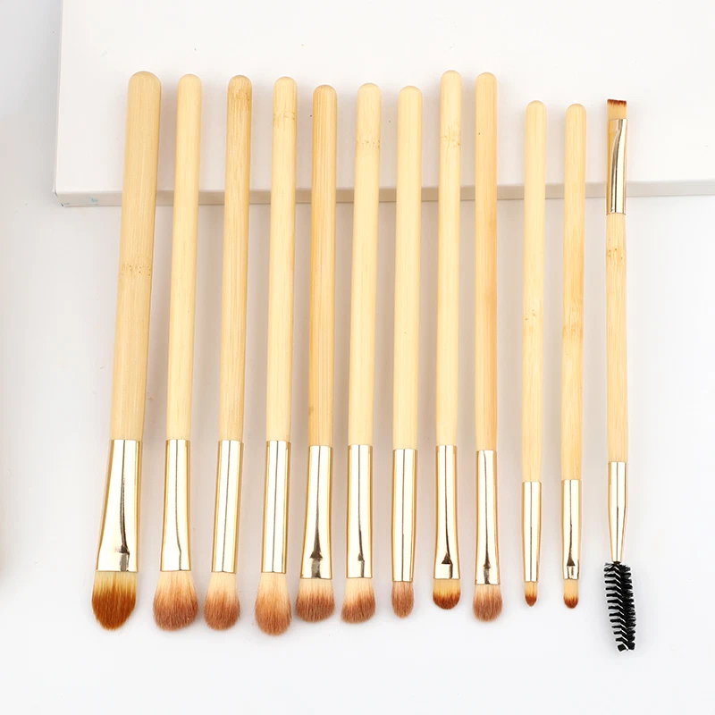 Make-up Pienselset 18Stk Bürsten Beige Pinsel Puderpinsel Schönheit Tasche - Bild 2 von 4