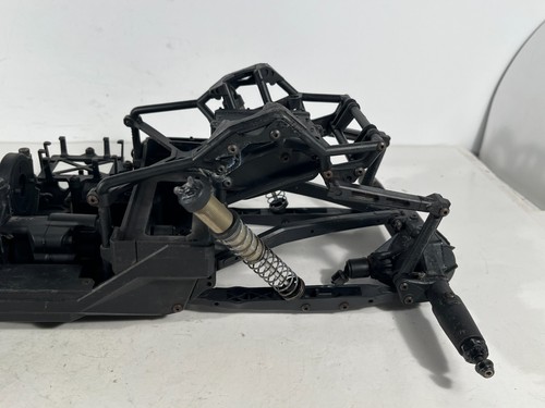 Axial Yeti 380 1/10 4x4 RC Rock Racer Roller Slider Chassis Bashed, See Images - Picture 5 of 24