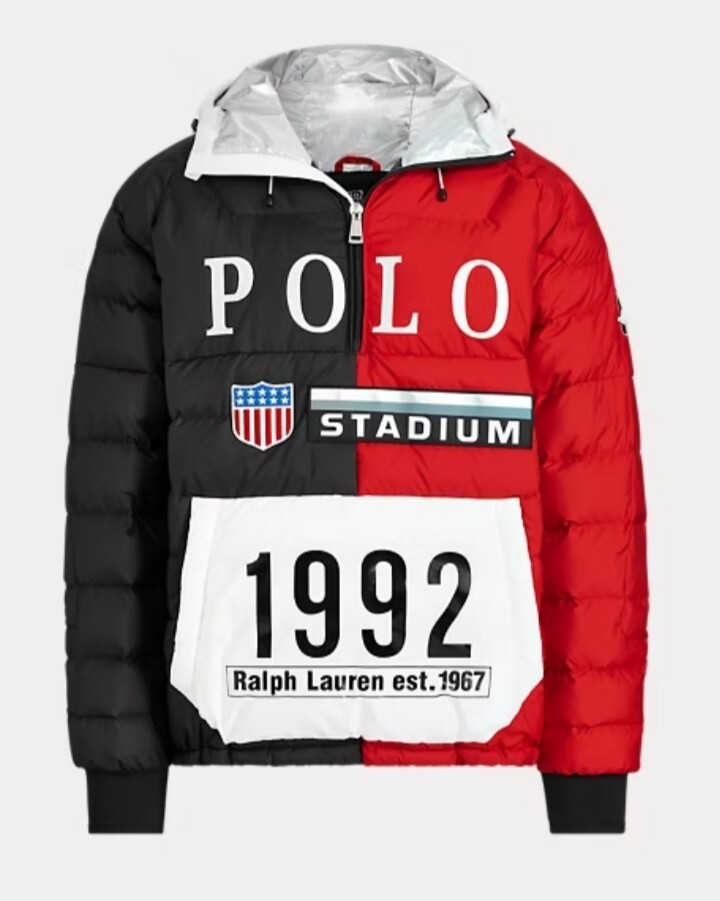 ウェア Polo Ralph Lauren 1992 Stadium XXL XXL POLO P-Wing RALPH LAUREN Winter Stadium 1992 Down