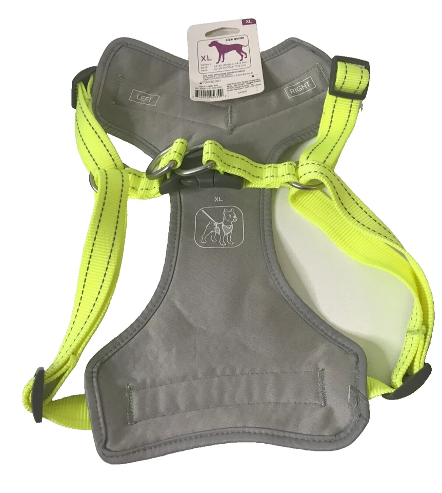 XL 90lbs+ Arnés Reflectante Ajustable Malla Cómodo Perro ~ Botas y Cebada Nuevo Foto 3 de 4