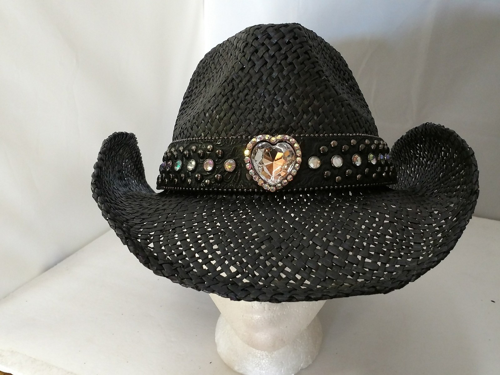 straw cowgirl hats with bling