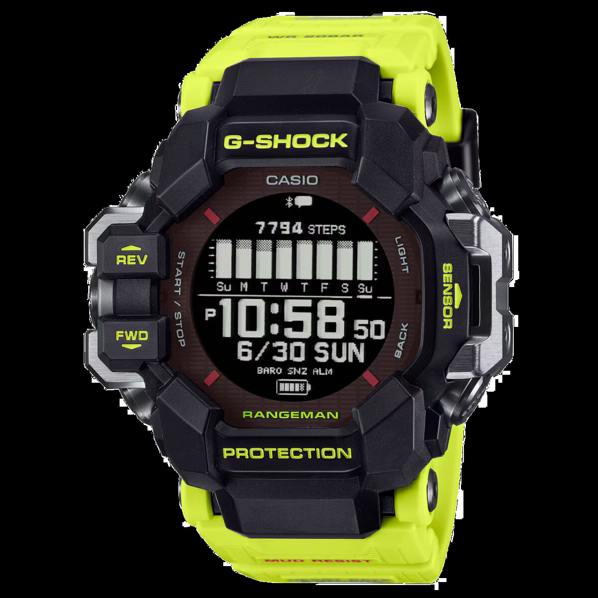 CASIO G-Shock RANGEMAN GPR-H1000RY-1A9 Yellow GPS Bluetooth Solar