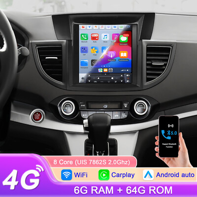 For Honda Crv 2012-2016 Android 14 9.7'' 6+64G Car Radio Multimedia Player Gps