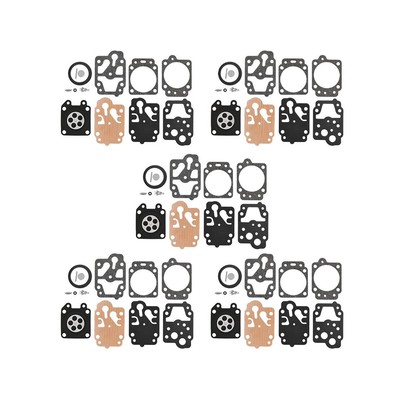 5x Vergaser Reparatursatz für SCREWFIX TITAN TTL488GDO 25cc WALBRO K20-WYJ Echo