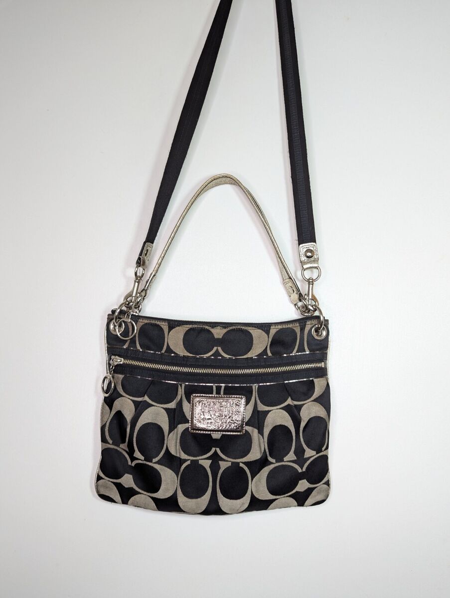 Coach Purse Classic Poppy K1093 15318 Black Crossbody Coach Purse Classic Poppy K1093 15318 Black Crossbody
