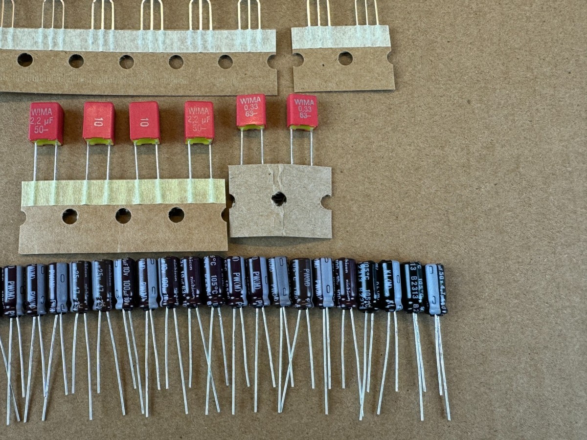 Pioneer SX-939 SX-1010 Preamp Board Rebuild Kit Recap Transistor