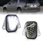 2PCS LED License Plate Tag Light Kit For 07-14 Suburban Tahoe GMC Yukon Escalade