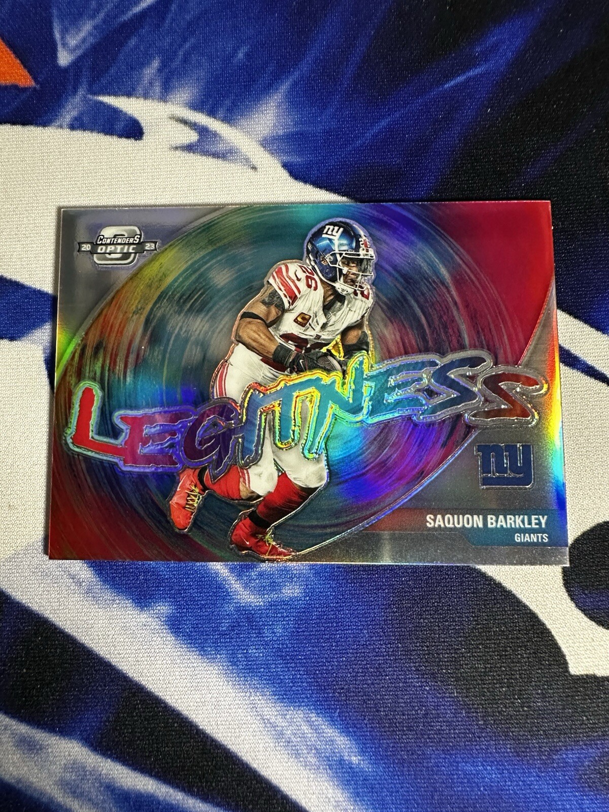 2023 Optic Contenders Saquon Barkley Legitness SSP Case Hit New York Giants